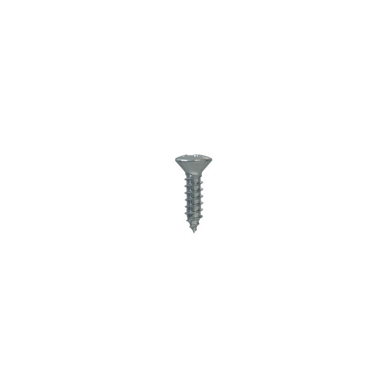 ZELFTAPPENDE SCHROEF MET GEWELFDE VERZONKEN KOP POZI INOX A4  Ø 3,5 X 13 mm DIN 7983