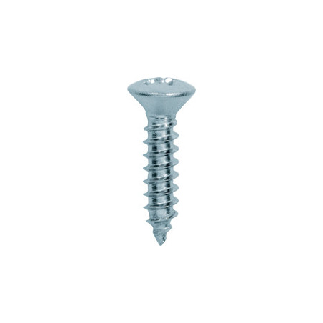 VIS À TÔLE TÊTE FRAISÉE BOMBÉE POZI INOX A4 Ø 4,2 X 19 mm DIN 7983