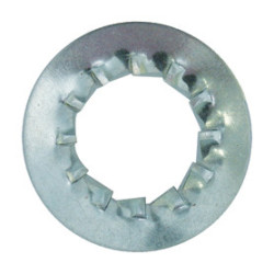 KONISCHE TANDVEERRING MET BINNENVERTANDING  Ø 10 X 20 mm NF E25-512 BINNENVERTANDING