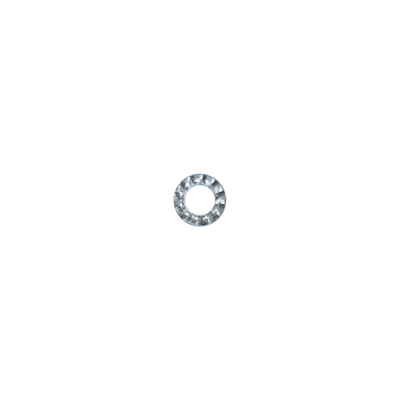 EXTERNAL SERRATED WASHER Ø 5 X 9 mm NFE 27-624 EXTERNAL SERRATED