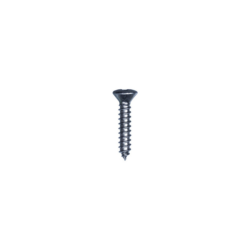 ZELFTAPPENDE SCHROEF MET GEWELFDE VERZONKEN KOP POZI WIT ZINK Ø 3,5 X 19 mm DIN 7983