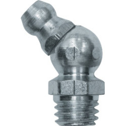CURVED GREASE NIPPLE 45° M8-1.25