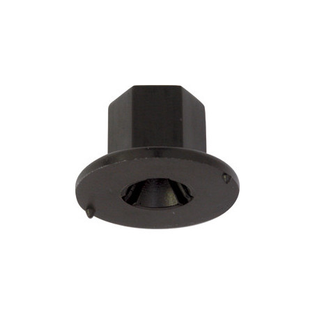 KUNSTSTOF MOER  Ø 6 mm WIELBEHUIZING / SPATLAP