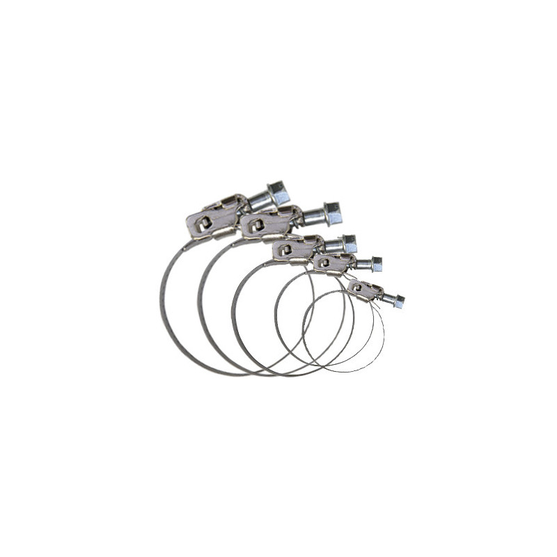 ASSORTIMENT SCHROEFKLEMMEN MET QUICK-LOCK  Ø 25 → 110 mm L = 9 mm