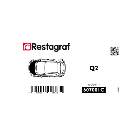 Bevestigingsset voor motorkap Q2 Alle versies 10.2016 →