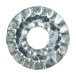 DOUBLE SERRATED WASHER Ø 6 X 18 mm NFE 27-626 DUAL SERRATED