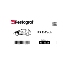 Fasteners kit for front fender R5 E-Tech (X1316)