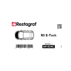 Fasteners kit for bonnet R5 E-Tech (X1316)