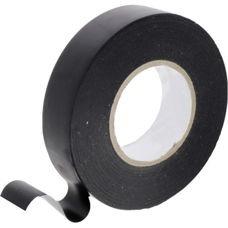 PVC BLACK ADHESIVE TAPE / 25 METERS ROLL