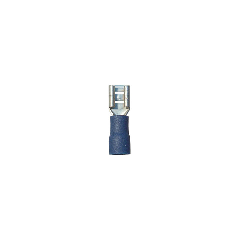 WEIBLICH ISOLIERT FLACHSTECKHÜLSE KABELSCHUH 4,8 X 0,8 mm (1 → 2,5 mm²)