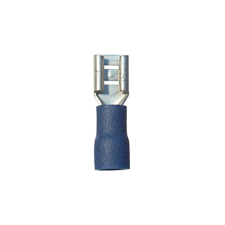 WEIBLICH ISOLIERT FLACHSTECKHÜLSE KABELSCHUH 4,8 X 0,8 mm (1 → 2,5 mm²)