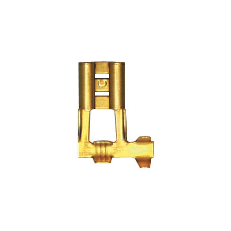 FLACHSTECKHÜLSE 90 GRAD, UNISOLIERT 6,35 X 0,8 mm (1 → 2,5 MM²)