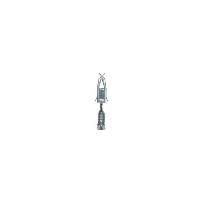 FLACHSTECKBUCHSE UNISOLIERT 2,8 X 0,8 mm (0,5 BIS 1 MM²) FÜR SPEZIALSTECKER