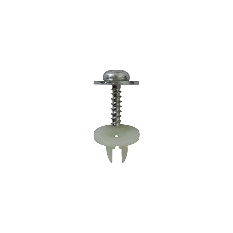 SET MET SCHROEF + MOER  Ø 5 mm MOTORSPATBESCHERMING ONDER MOTOR