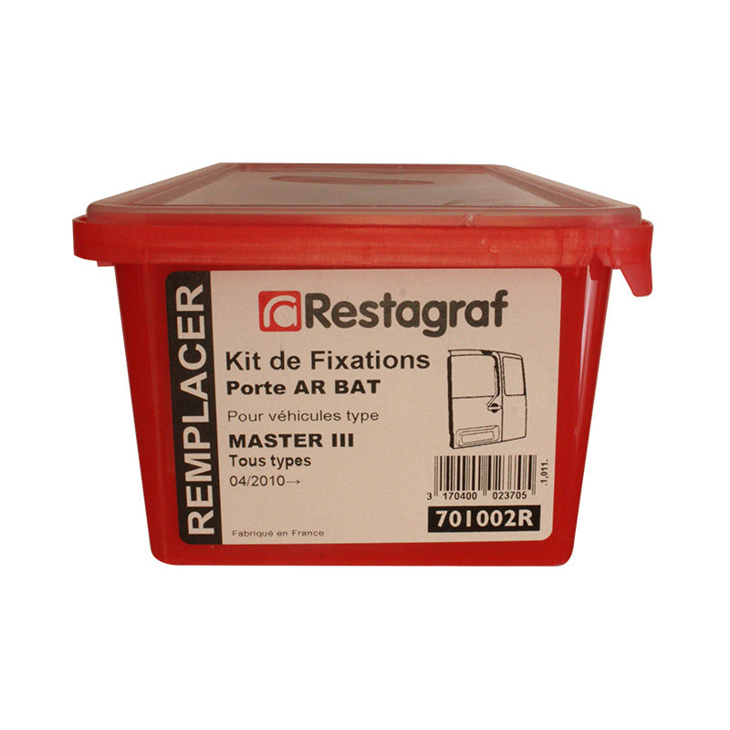 Befestigungsset für Türe hinten Master III, alle Modelle, 04.2010 bis ...