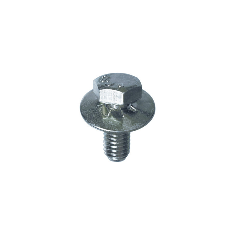 GRADE 6.8 HEXAGON HEAD SCREW WITH WASHER M8-1.25 X 20 mm