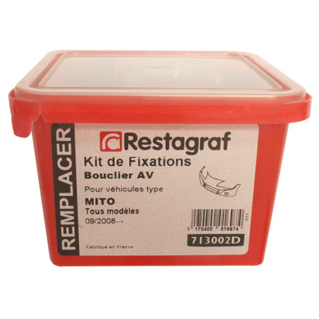 Kit met bevestigingsmateriaal voor Voorbumper MITO Alle modellen 09.2008 → Kit met bevestigingsmateriaal voor Voorbumper MITO Alle modellen 09.2008 →
