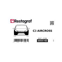 Fasteners kit for front bumper C3 AIRCROSS All versions 08.2017→ 12.2024