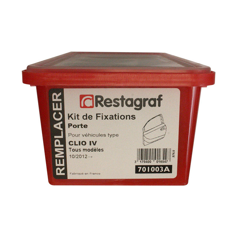 Kit met bevestigingsmateriaal voor Portier CLIO IV Alle modellen 10.2012 → Kit met bevestigingsmateriaal voor Portier CLIO IV Alle modellen 10.2012 →