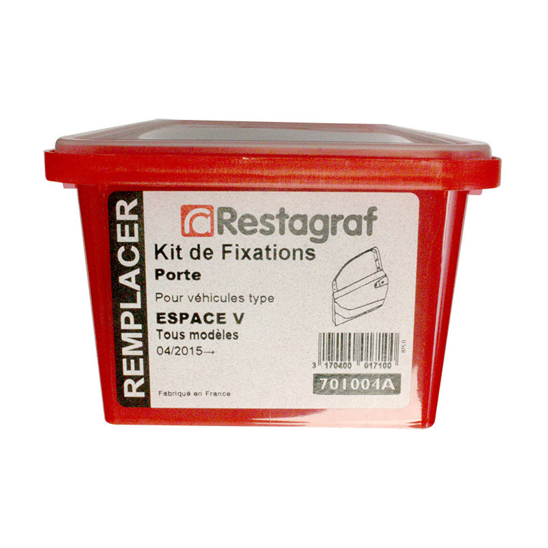 Kit de Fixations pour Porte ESPACE V Tous modèles 04.2015 → Kit de Fixations pour Porte ESPACE V Tous modèles 04.2015 →