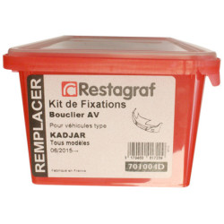 Kit met bevestigingsmateriaal voor Voorbumper KADJAR Alle modellen 06.2015 →