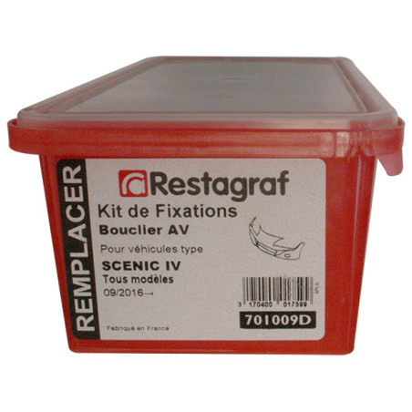 Kit met bevestigingsmateriaal voor Voorbumper SCENIC IV Alle modellen 09.2016 → Kit met bevestigingsmateriaal voor Voorbumper SCENIC IV Alle modellen 09.2016 →