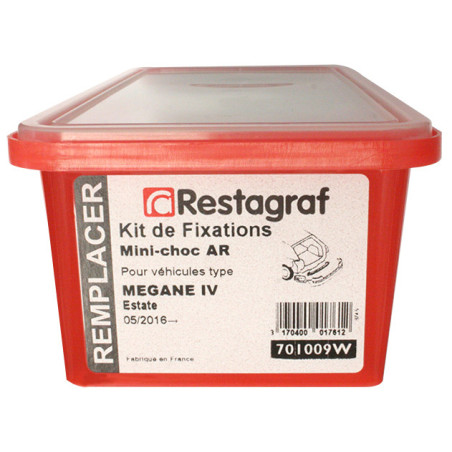 Fasteners Kit for Rear mini-impact MEGANE IV Estate 05.2016 → Fasteners Kit for Rear mini-impact MEGANE IV Estate 05.2016 →