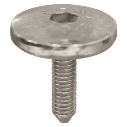 SCHRAUBE GROßER ZYLINDERKOPF HALBRUND M6-1.00 X 22 mm SEITENWAND VORNE