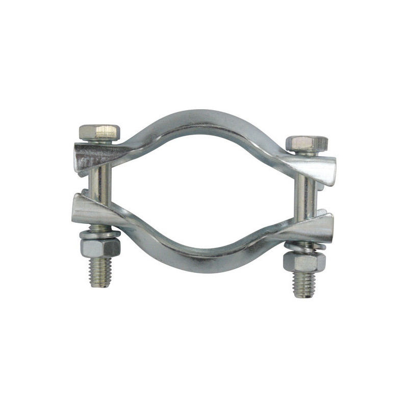 EXHAUST CLAMP Ø 49 mm WITH THROAT