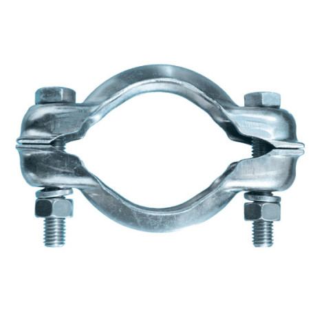 AUSPUFFSCHELLE ZWILLINGSVERSCHRAUBUNG Ø 53 mm