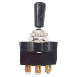 TUIMELSCHAKELAAR  Ø 12 mm 12/24 V - 5/2 A (3 KLEMMEN)