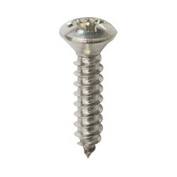 STAINLESS STEEL POZIDRIV RAISED COUNTERSUNK HEAD SELF TAPPING SCREW Ø 3,5 X 16 mm DIN 7983