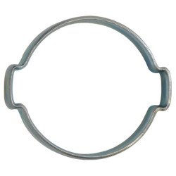 KLEM MET TWEE OREN  Ø 28 → 31 mm L = 9 mm