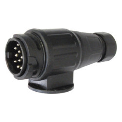 PLASTIC MALE 13 PIN CONNECTOR ISO 11446 FOR TOWBAR