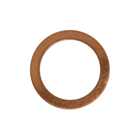 DRAIN PLUG GASKET Ø 16,2 X 21,9 X 1,5 mm FLAT COPPER DRAIN PLUG GASKET Ø 16,2 X 21,9 X 1,5 mm FLAT COPPER