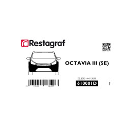 Bevestigingsset voor voorbumper OCTAVIA III Alle versies 03.2013 → 01.2020