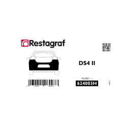 Befestigungssatz für die hintere stoßstange DS4 II (D41) 10.2021 →