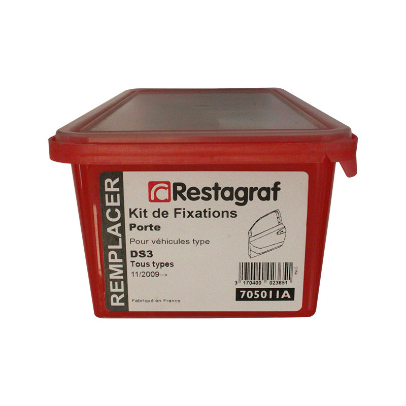 Kit met bevestigingsmateriaal voor Portier DS3 Alle modellen 11.2009 → Kit met bevestigingsmateriaal voor Portier DS3 Alle modellen 11.2009 →