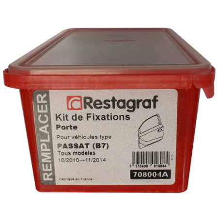 Kit met bevestigingsmateriaal voor Portier PASSAT (B7) Alle modellen 10.2010 → 11.2014 Kit met bevestigingsmateriaal voor Portier PASSAT (B7) Alle modellen 10.2010 → 11.2014