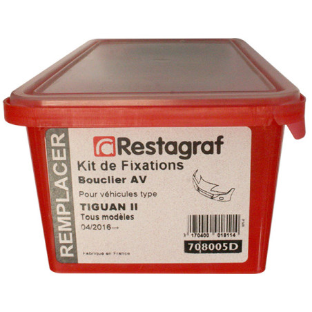 Kit met bevestigingsmateriaal voor Voorbumper TIGUAN II Alle modellen 04.2016 → Kit met bevestigingsmateriaal voor Voorbumper TIGUAN II Alle modellen 04.2016 →