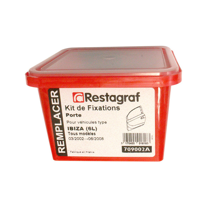 Kit met bevestigingsmateriaal voor Portier IBIZA (6L) Alle modellen 03.2002 → 06.2008