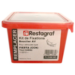 Kit met bevestigingsmateriaal voor Voorbumper FIESTA (CCN) Alle modellen 11.2012 → 06.2017