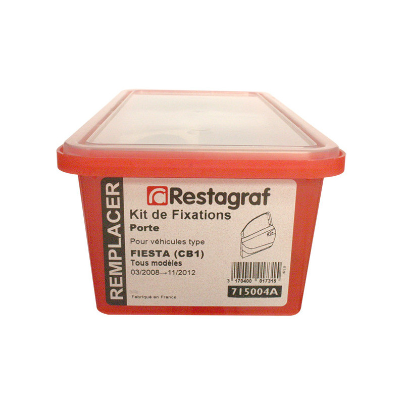 Kit met bevestigingsmateriaal voor Portier FIESTA (CB1) Alle modellen 03.2008 → 11.2012