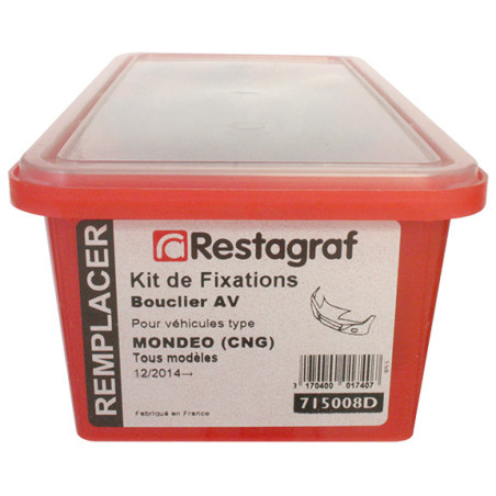 Kit met bevestigingsmateriaal voor Voorbumper MONDEO (CNG) Alle modellen 12.2014 → Kit met bevestigingsmateriaal voor Voorbumper MONDEO (CNG) Alle modellen 12.2014 →