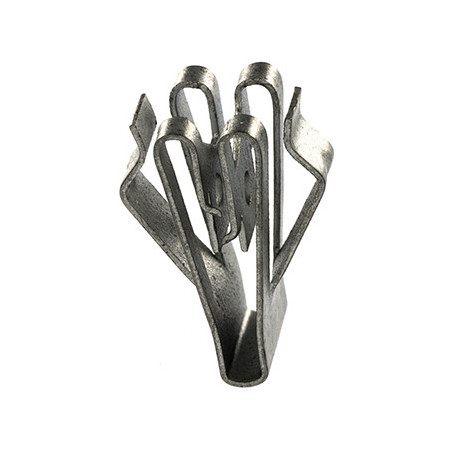 METALEN KLEM VOOR AFDEKPLAAT VAN ZEKERINGEN