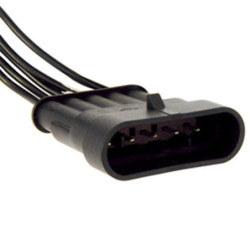 VOORBEDRADE VIJFWEGCONTRASTEKKER 1 mm² SERIE 1,5 WATERDICHT