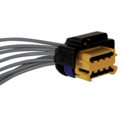 VOORBEDRADE ACHTWEGSTEKKER 1 mm² SERIE 1,5 WATERDICHT