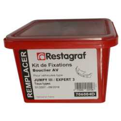 Kit met bevestigingsmateriaal voor Voorbumper EXPERT 3 / JUMPY III / PROACE I Alle modellen 01.2007 → 09.2016