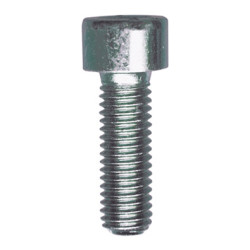 CILINDERKOPSCHROEF MET BINNENZESKANT MET LAGE KOP CL8.8 WIT ZINK M8-1.25 X 25 mm DIN 912