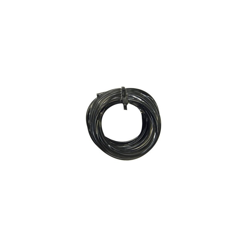 COURONNE DE 5 MÈTRES DE FIL ÉLECTRIQUE 1 mm² NOIR